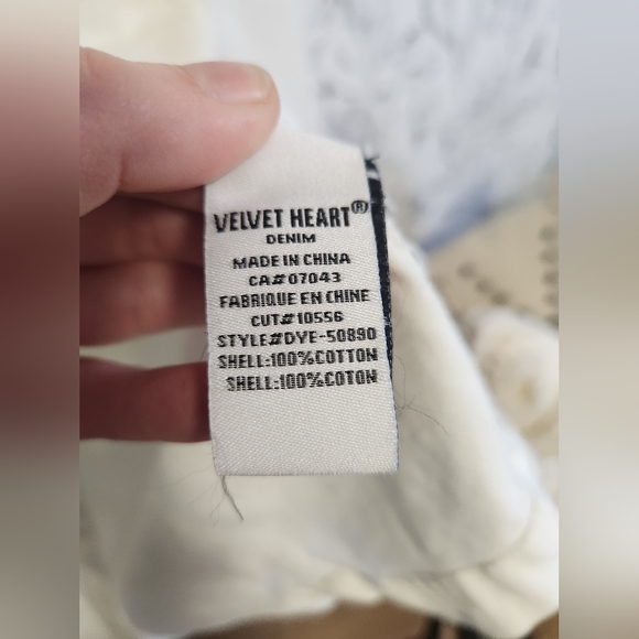 VELVET HEART White Denim Jacket/DRESS - Picture 9 of 10